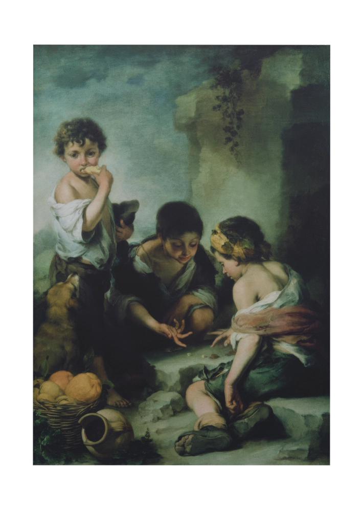 Young Boys Playing Dice