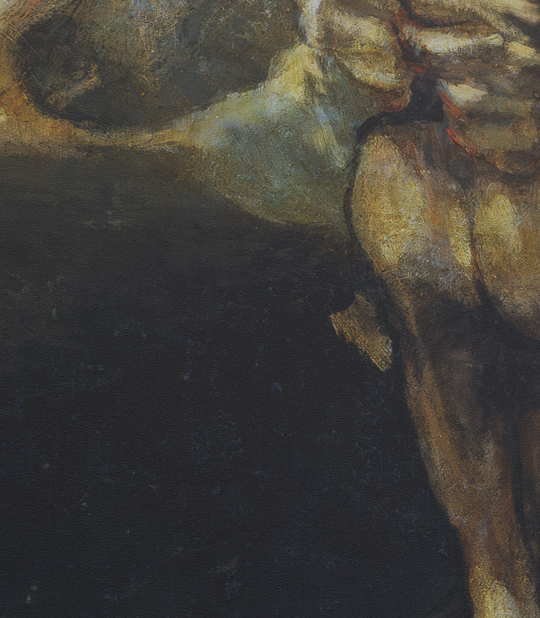 Saturn Devouring His Son closeup