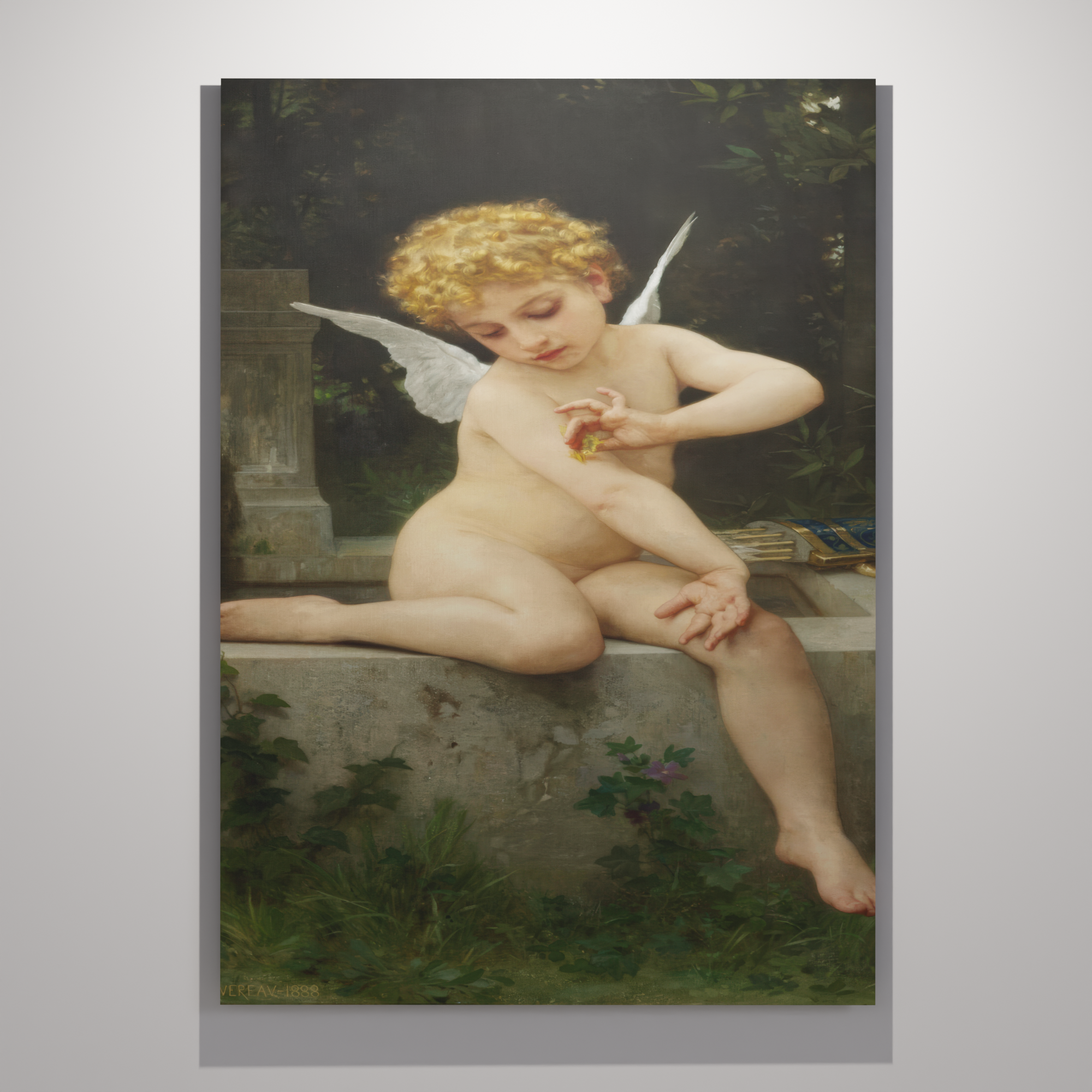 Cupid with a Butterfly
