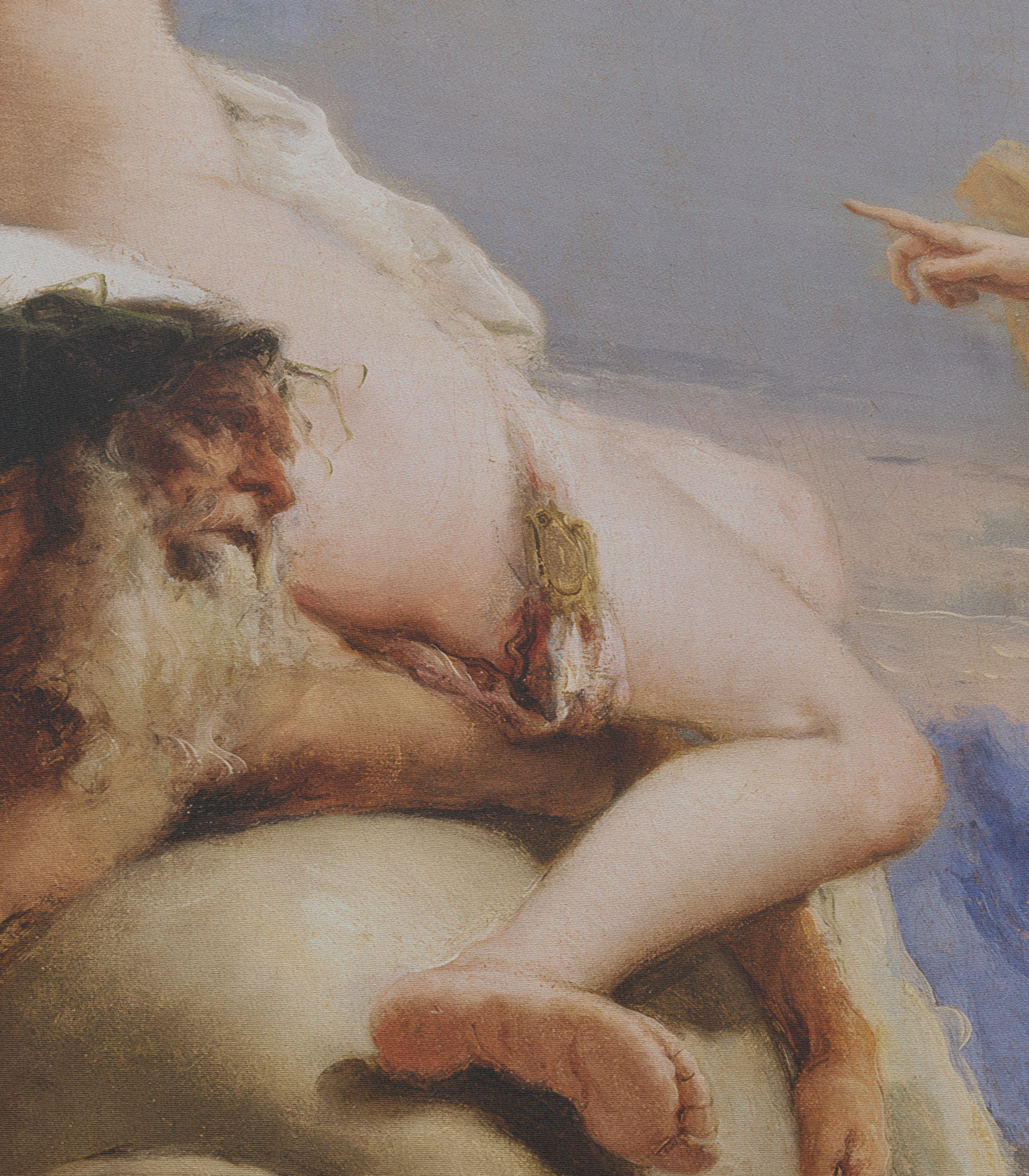 Apollo Pursuing Daphne closeup