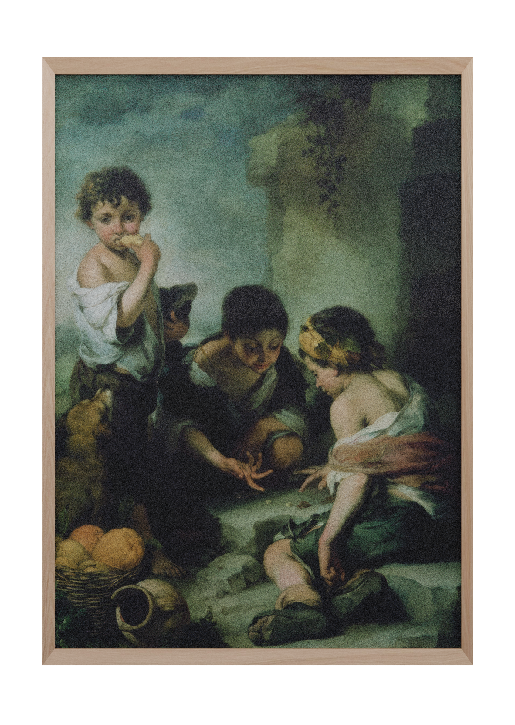 Young Boys Playing Dice