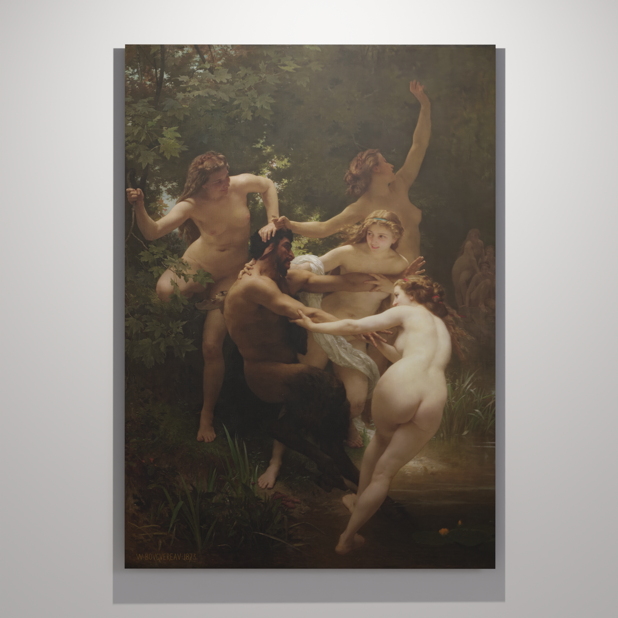 Nymphs and Satyr