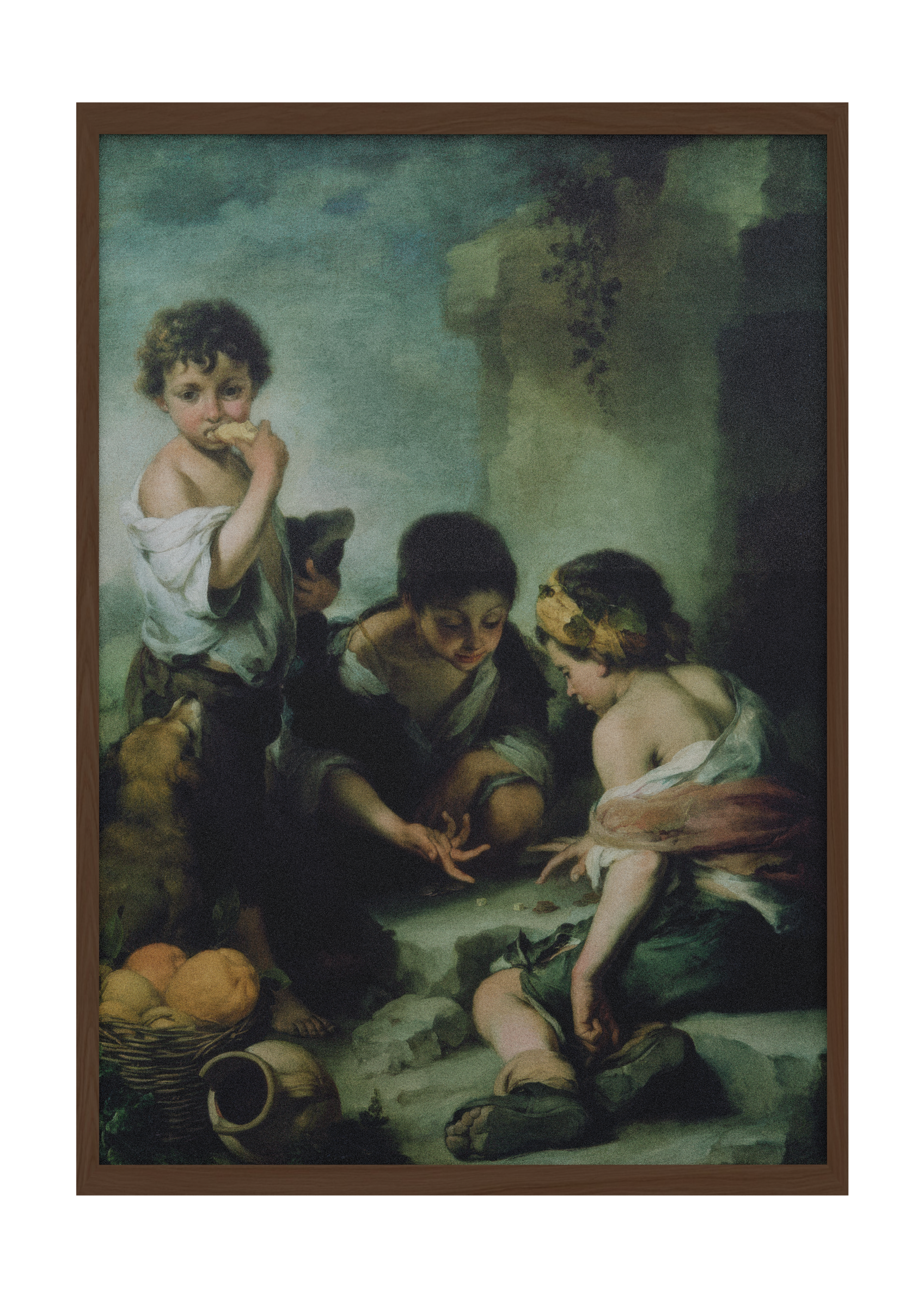 Young Boys Playing Dice