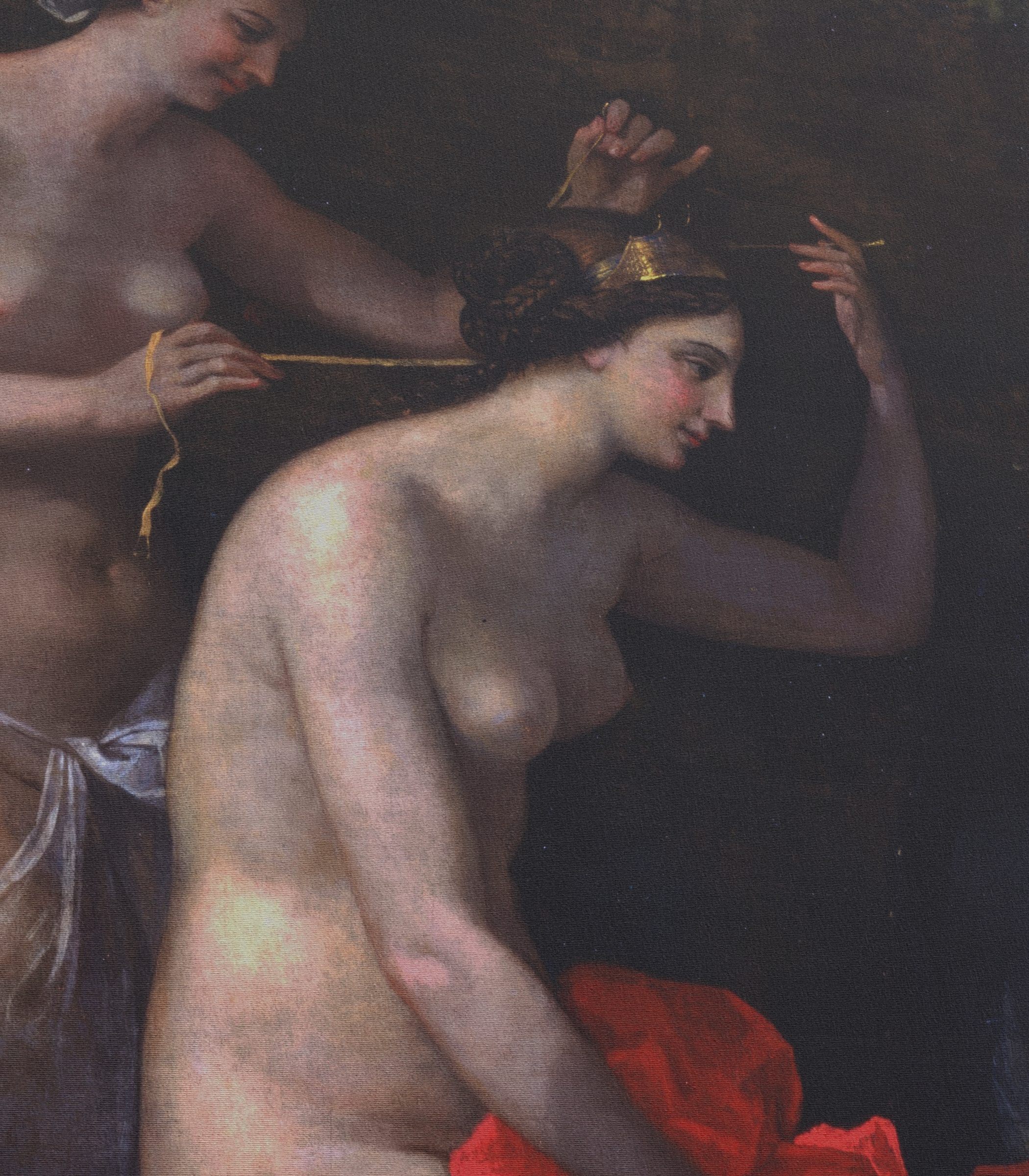 Mars and Venus closeup