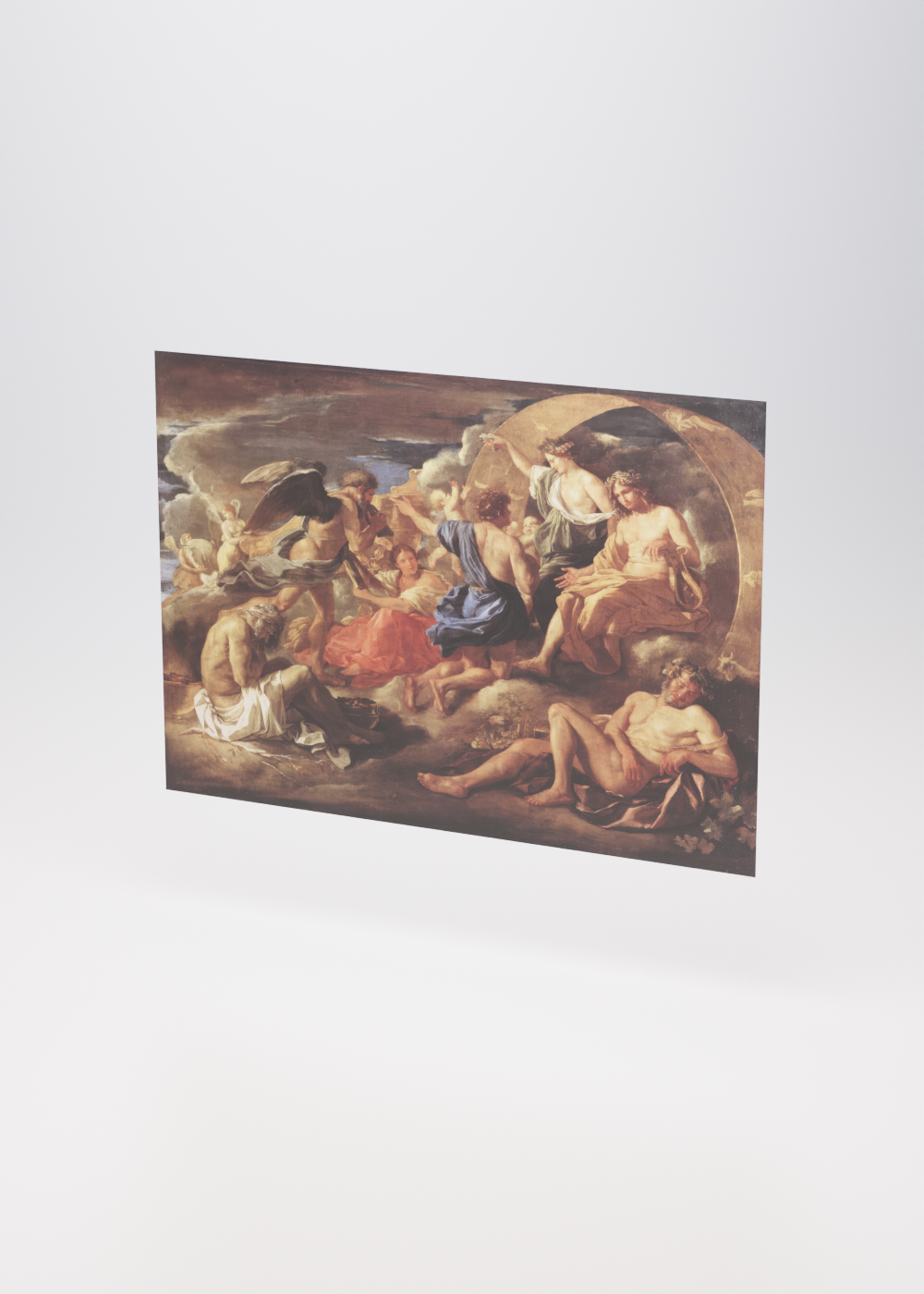Helios and Phaeton with Saturn and the Four Seasons