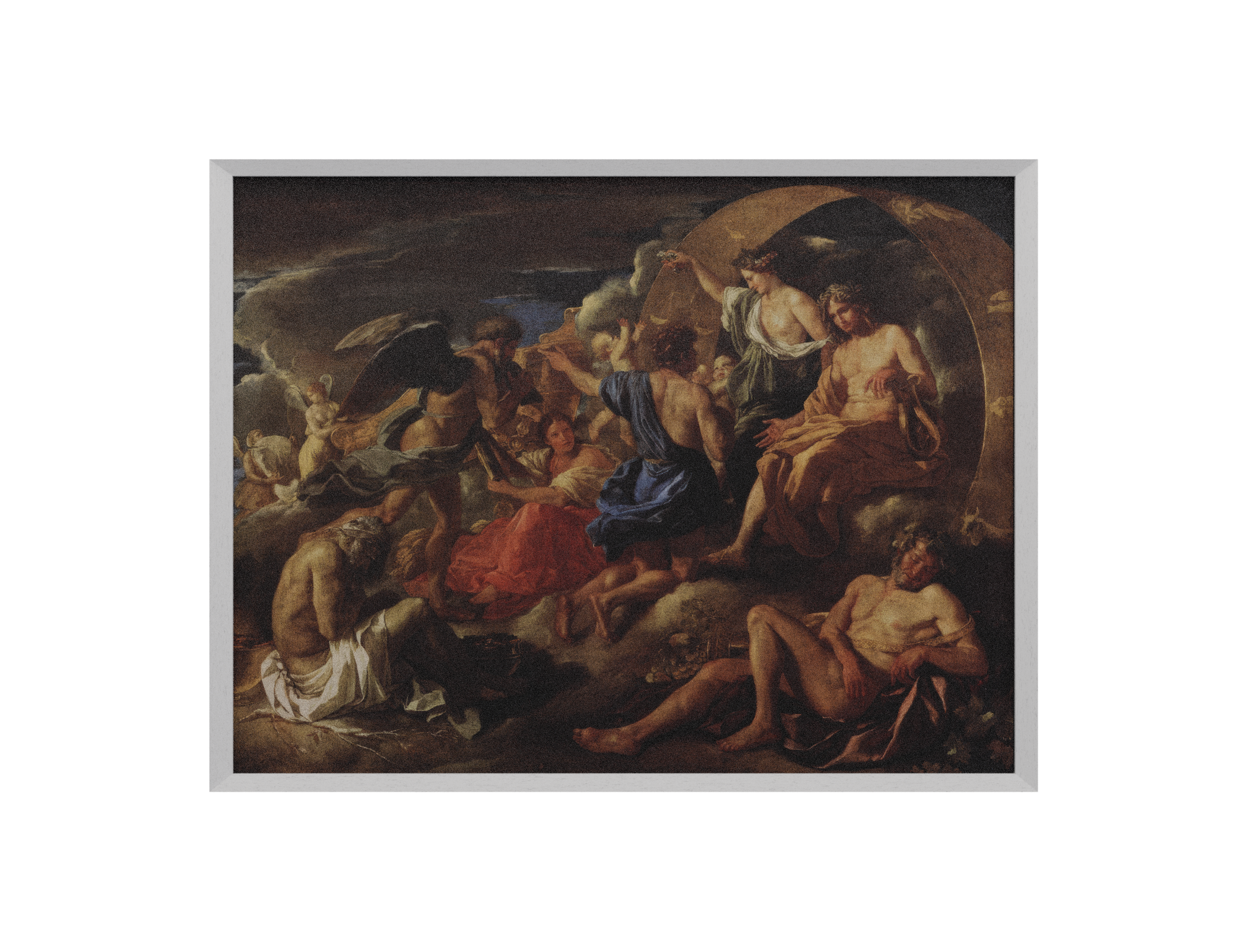 Helios and Phaeton with Saturn and the Four Seasons