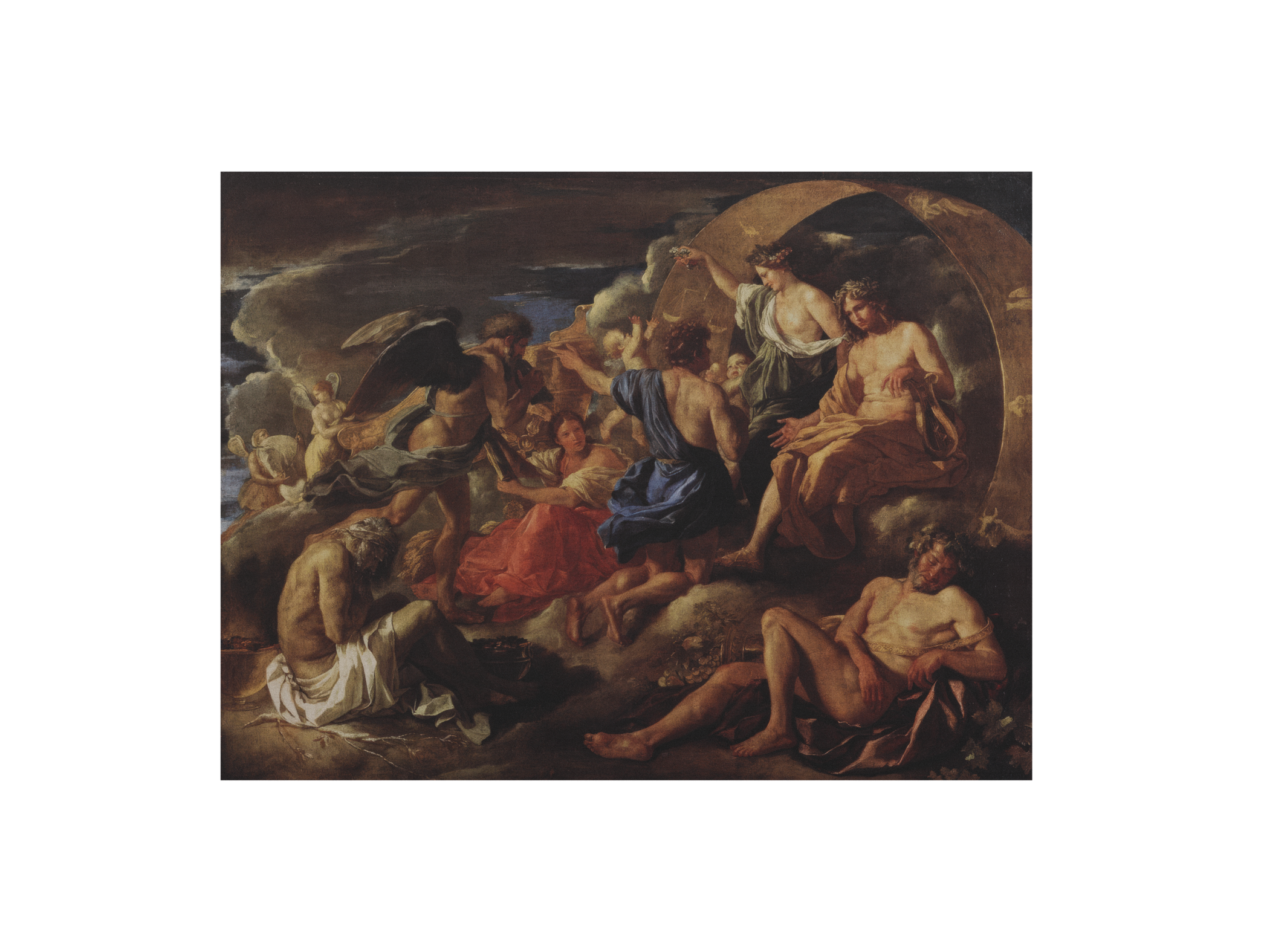 Helios and Phaeton with Saturn and the Four Seasons