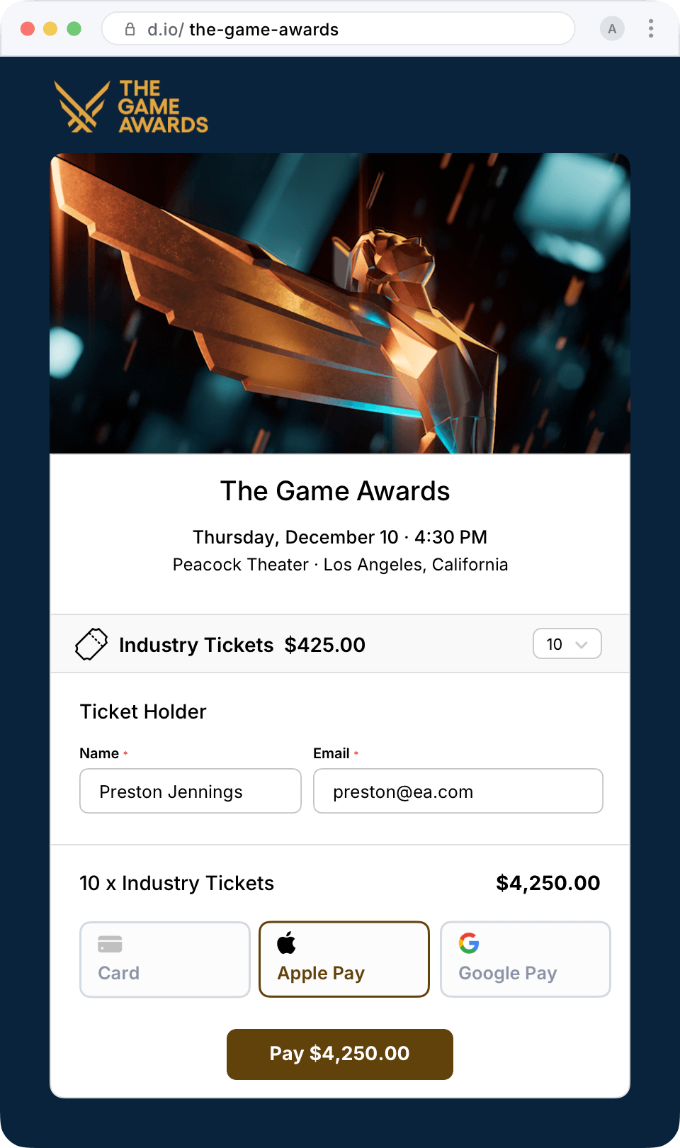 Ticket Forms