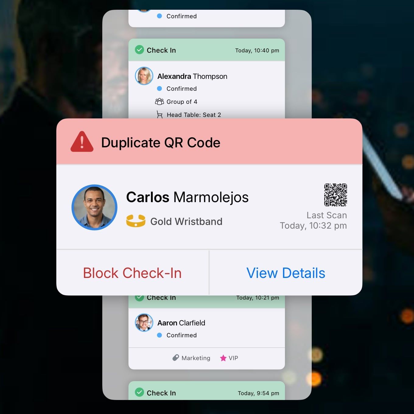 Fraud-Proof Check-In.