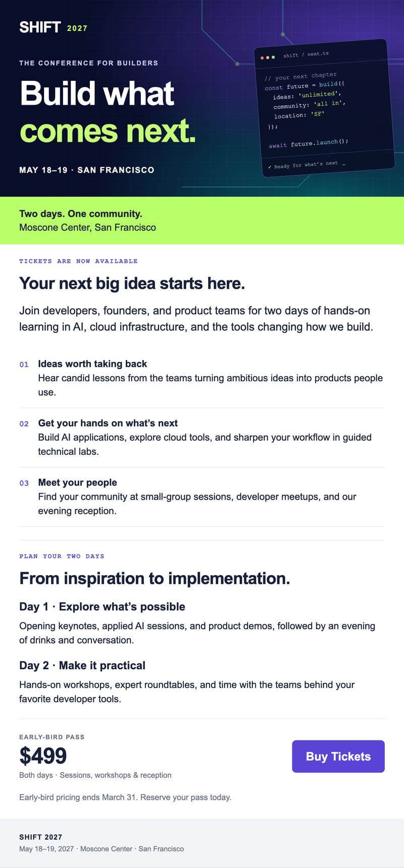Email invitation example 14