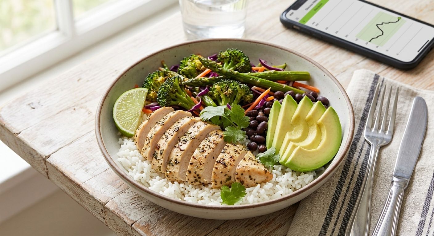 White rice causes one of the fastest glucose spikes of any common food. Here's why, what the GlucoScore says, and exactly how to eat it with a lower spike.