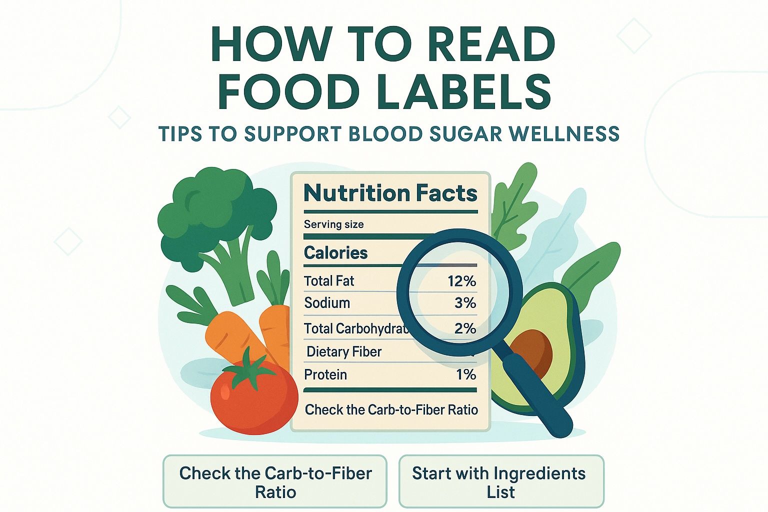 Image for: How to Read Food Labels: Tips to Support Blood Sugar Balance