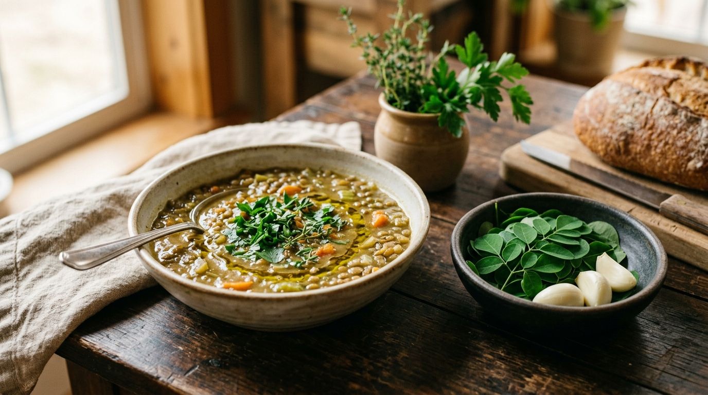 Discover five science-backed soups that help manage post-meal blood sugar spikes through distinct biological mechanisms like enzyme inhibition and delayed digestion.