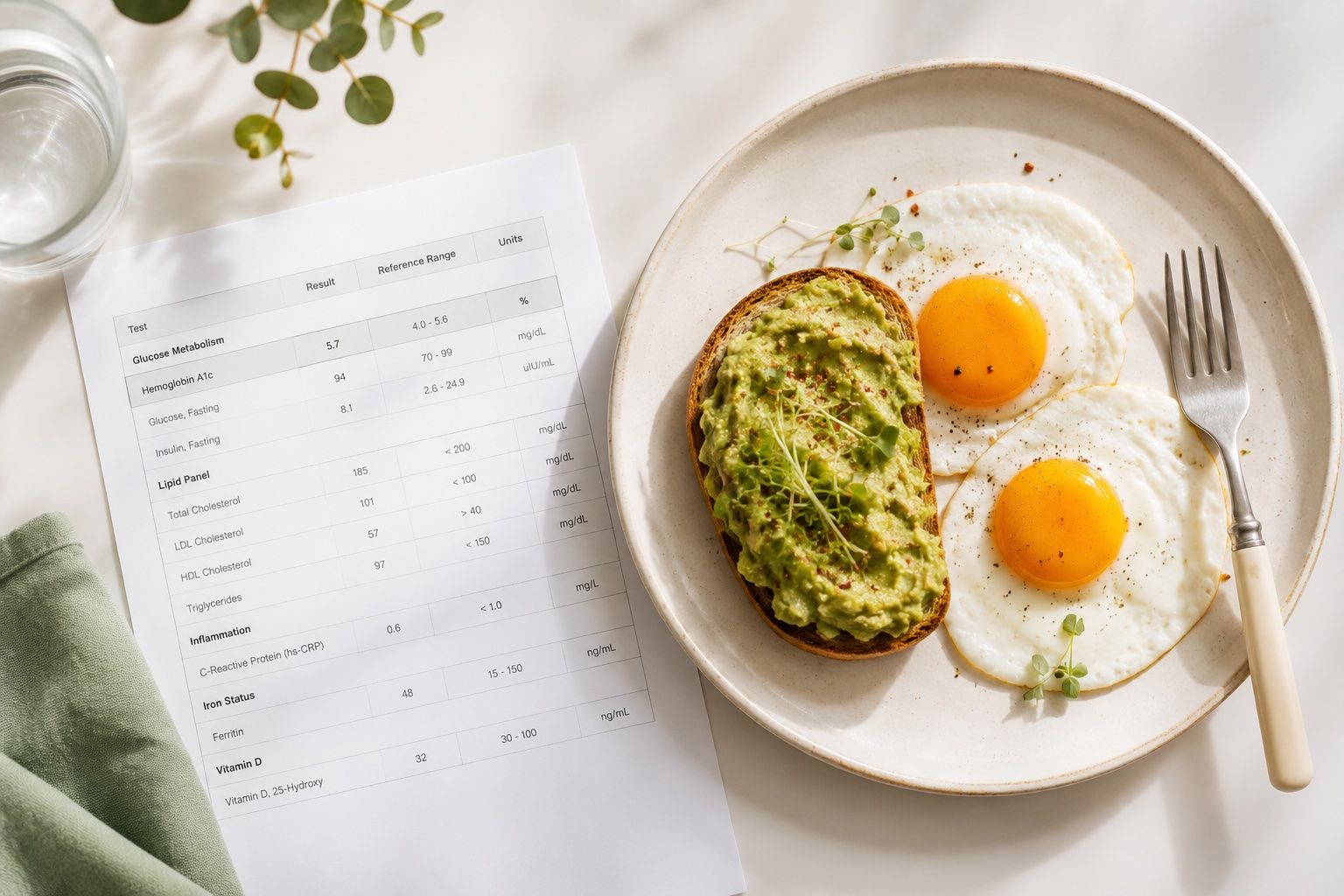 Got a 5.7 A1C and not sure whether to panic or ignore it? Here's what the number actually means, why the trend matters more than the label, and the one habit that moves it most reliably.