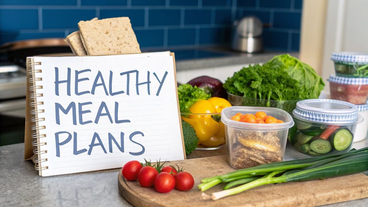 Healthy Meal Plans with Grocery List Made Easy