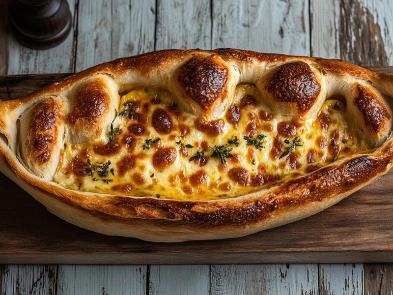 Bake on a hot tray at 475F (245C) for 15 to 18 minutes, until the crust is deep