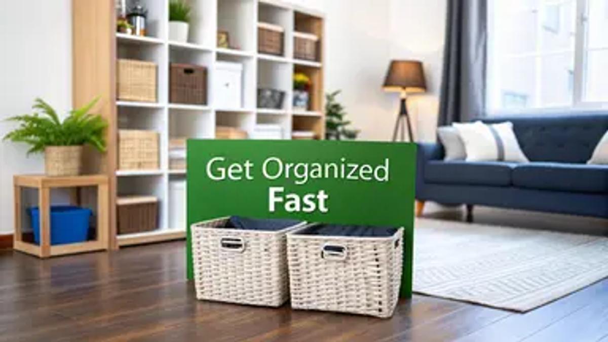 How to Get Organized at Home Fast