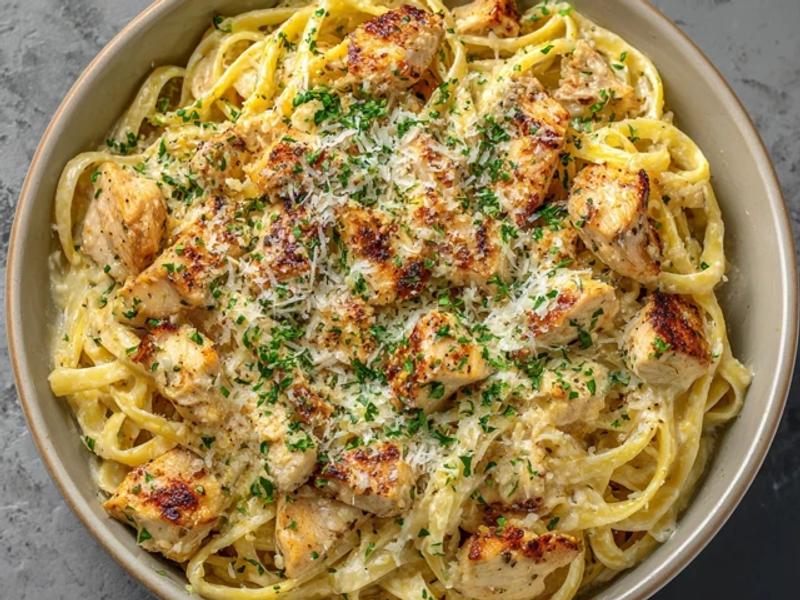 Garnish with fresh parsley and extra Parmesan if desired.