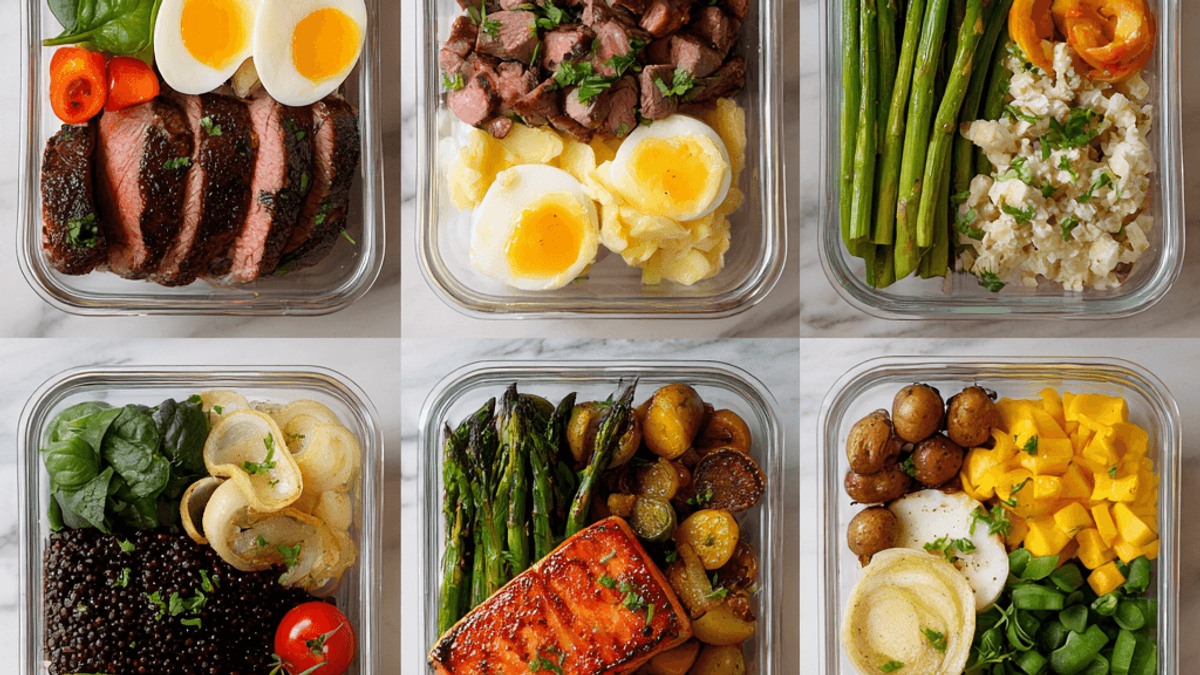 10-Recipe Guide for Low-Carb / Keto Meal Prep