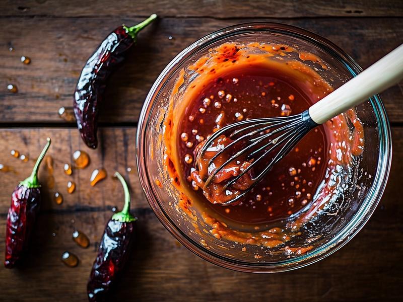 Whisk the glaze