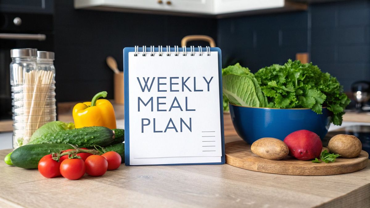 Weekly Meal Plan with Grocery List Made Easy