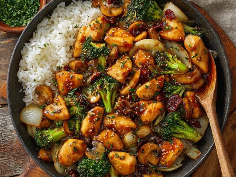 Serve hot over rice or noodles.