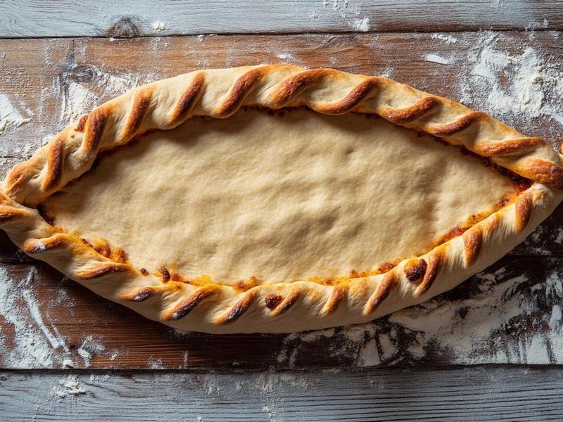 On a floured surface, roll each piece of dough into an oval about 10 inches long