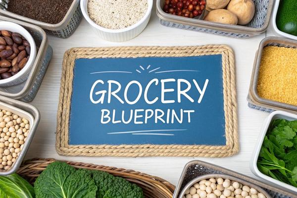 Complete List of Groceries for a Month: 9 Easy Categories