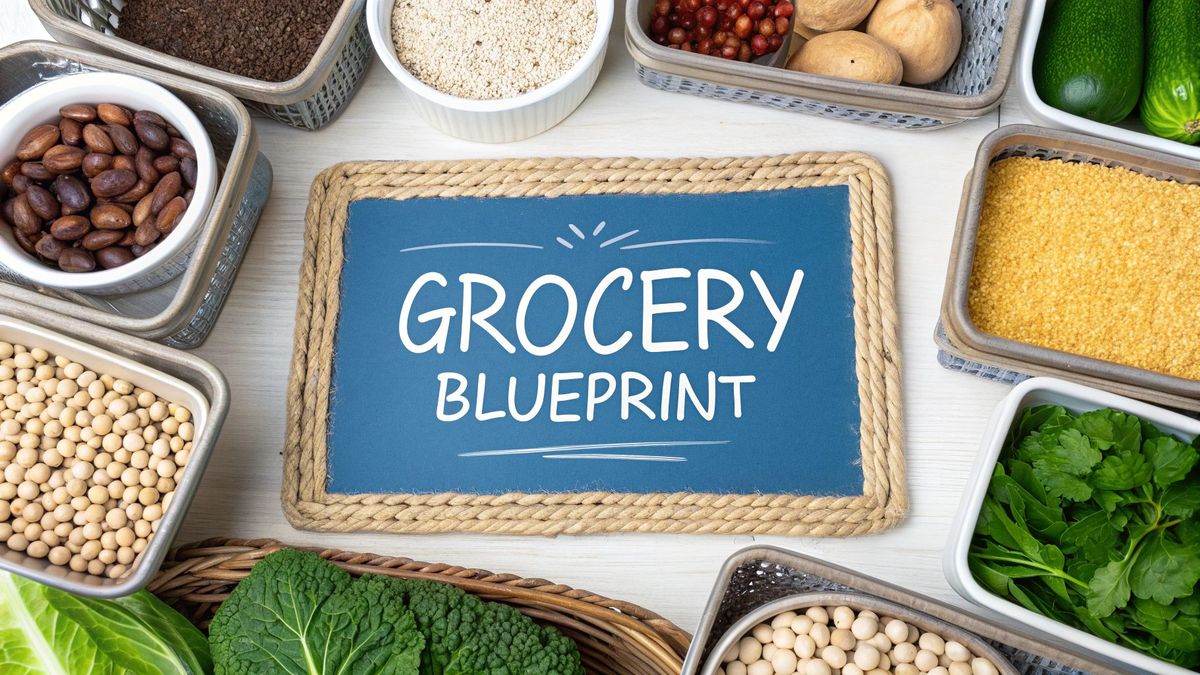 Complete List of Groceries for a Month: 9 Easy Categories