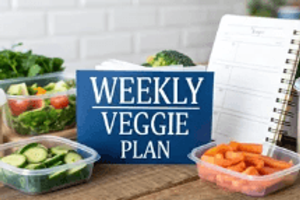 A Weekly Veggie Meal Plan That Actually Works