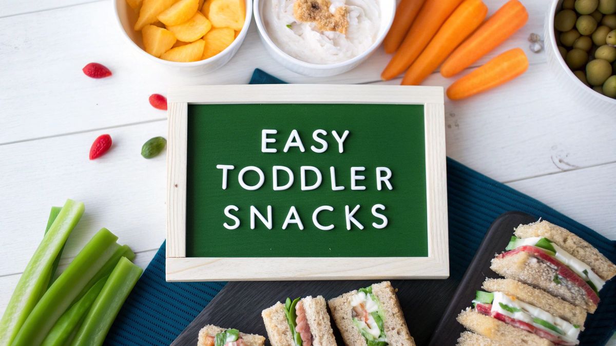8 Nutritious & Easy Snacks for Toddlers (2025 Guide)