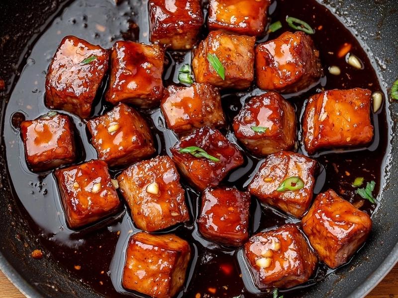 Pour in the fish sauce and minced garlic with a splash of water (about ¼ cup). Simmer for 8–10 minut