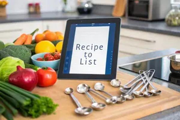 Create Shopping List from Recipes Easily & Quickly