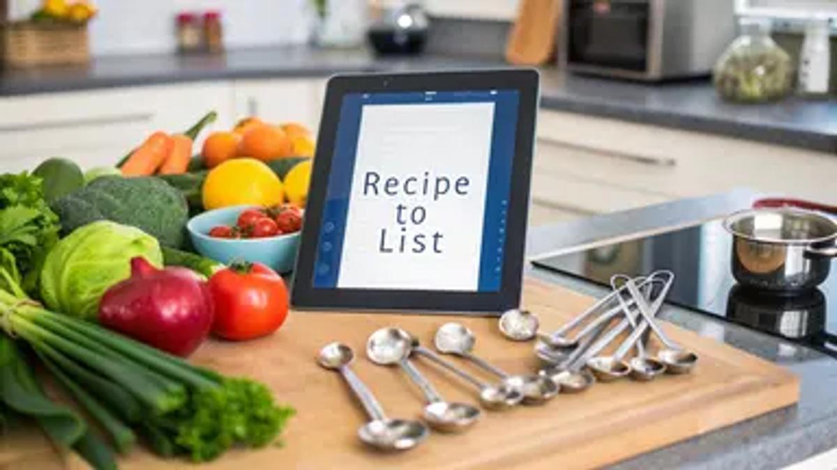 Create Shopping List from Recipes Easily & Quickly