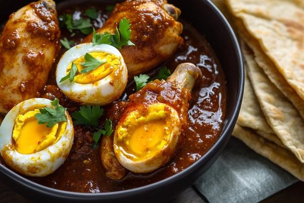 Ethiopian Doro Wat: Berbere Chicken Stew with Jammy Eggs