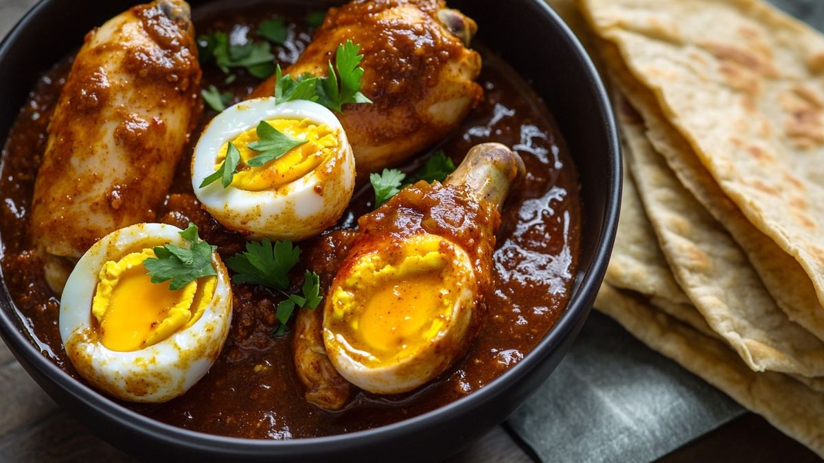 Ethiopian Doro Wat: Berbere Chicken Stew with Jammy Eggs