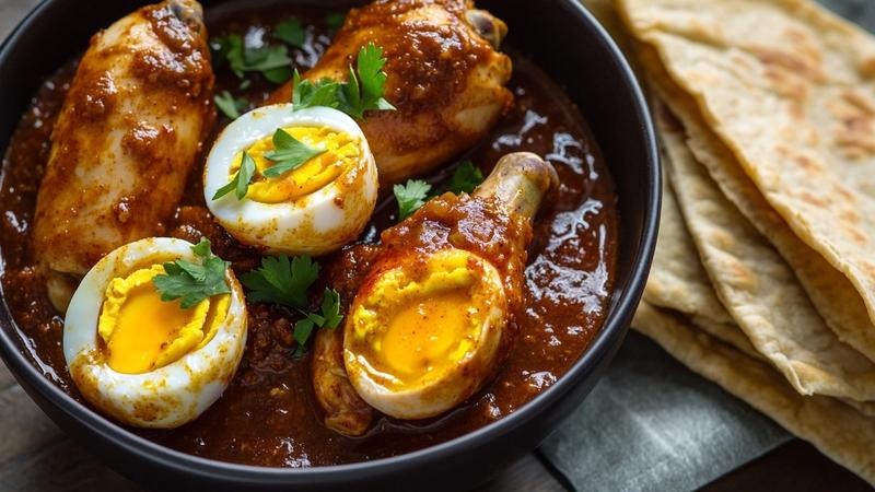 Ethiopian Doro Wat: Berbere Chicken Stew with Jammy Eggs