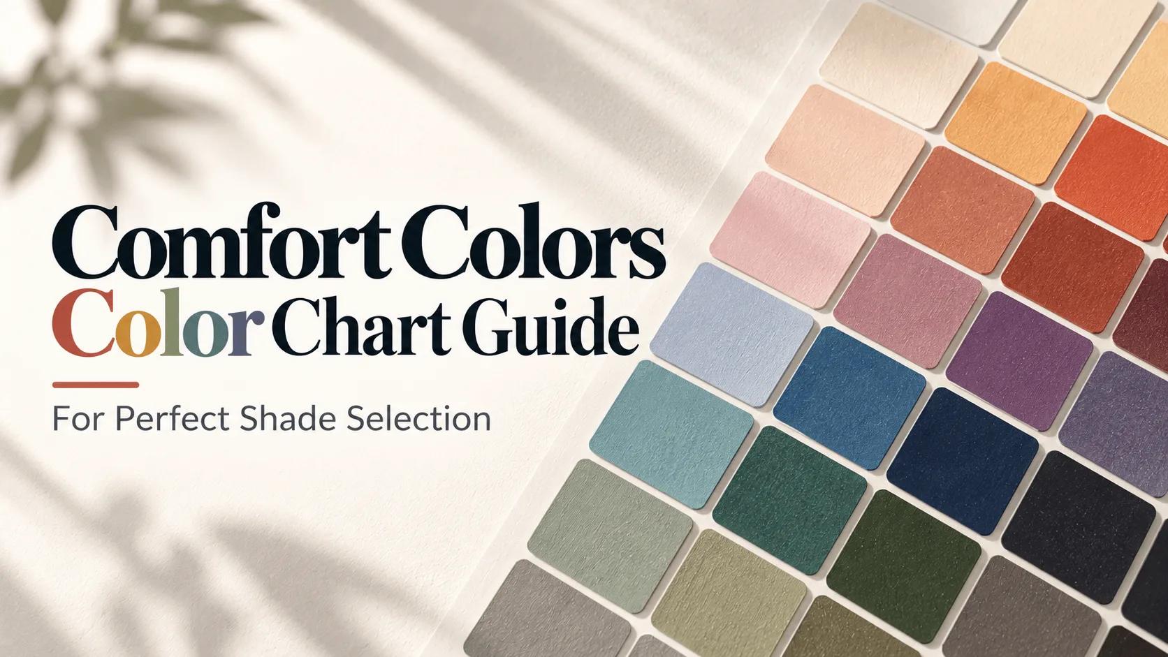 Comfort Colors Color Chart Guide for Perfect Shade Selection