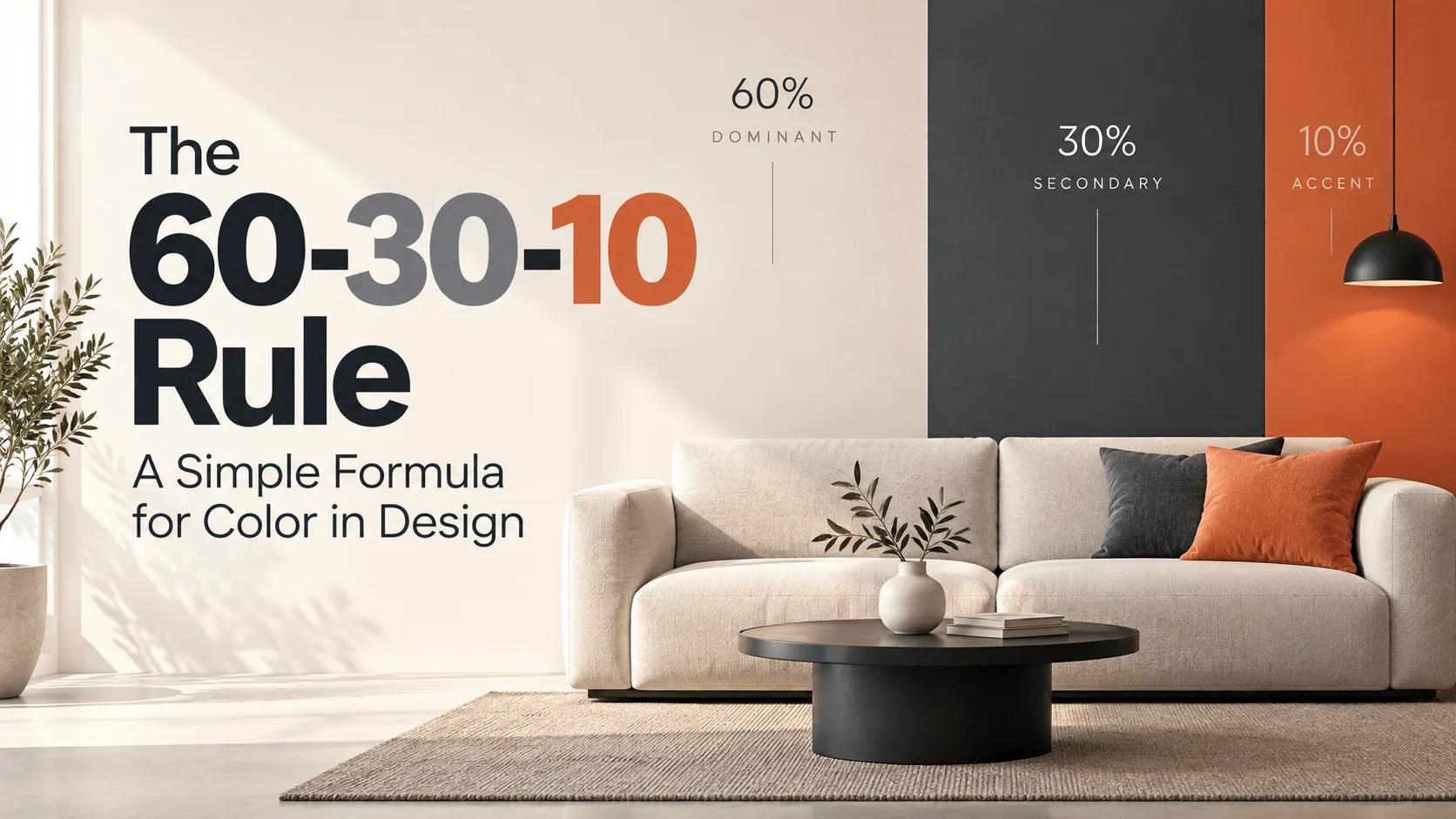 The 60-30-10 Rule: A Simple Formula for Color in Design
