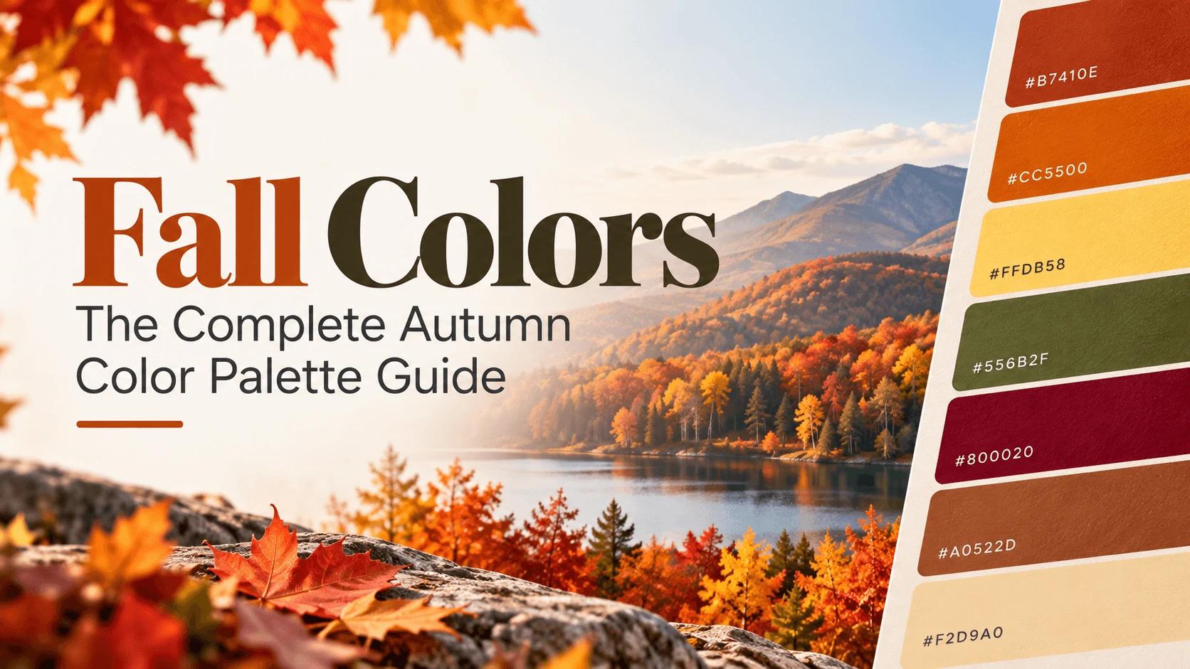 Fall Colors: The Complete Autumn Color Palette Guide