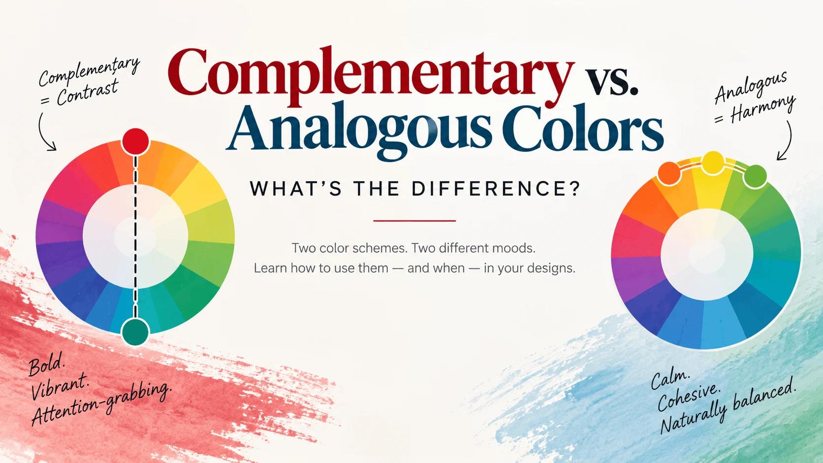Complementary vs. Analogous Colors: What's the Difference?