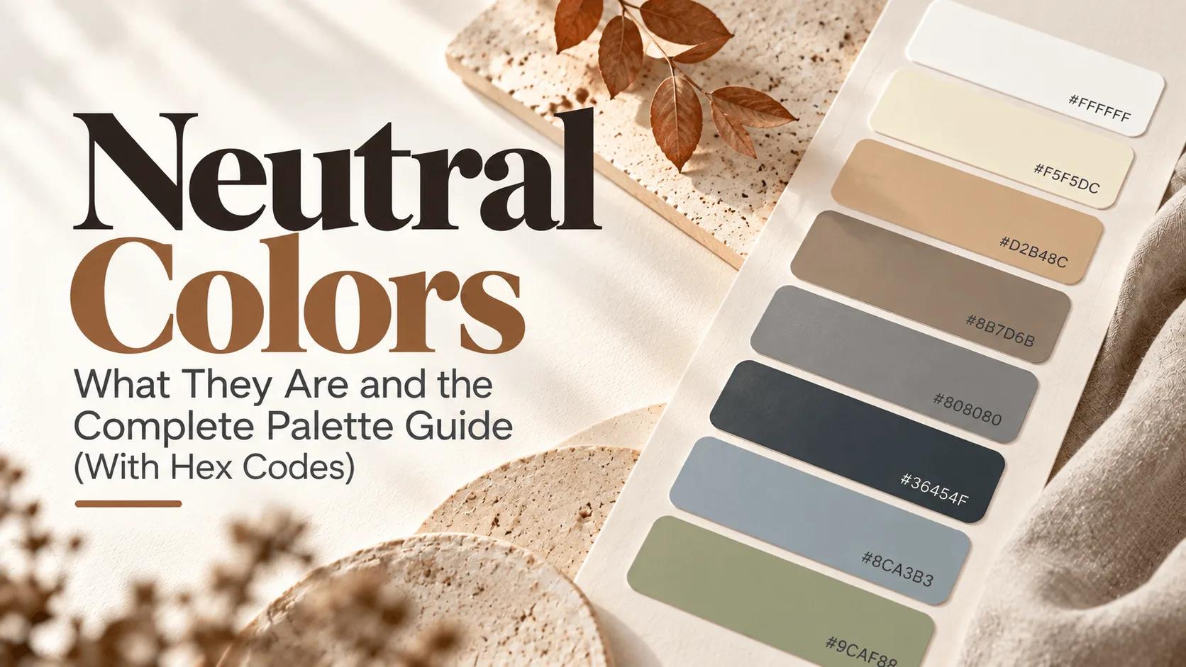 Neutral Colors: What They Are and the Complete Palette Guide