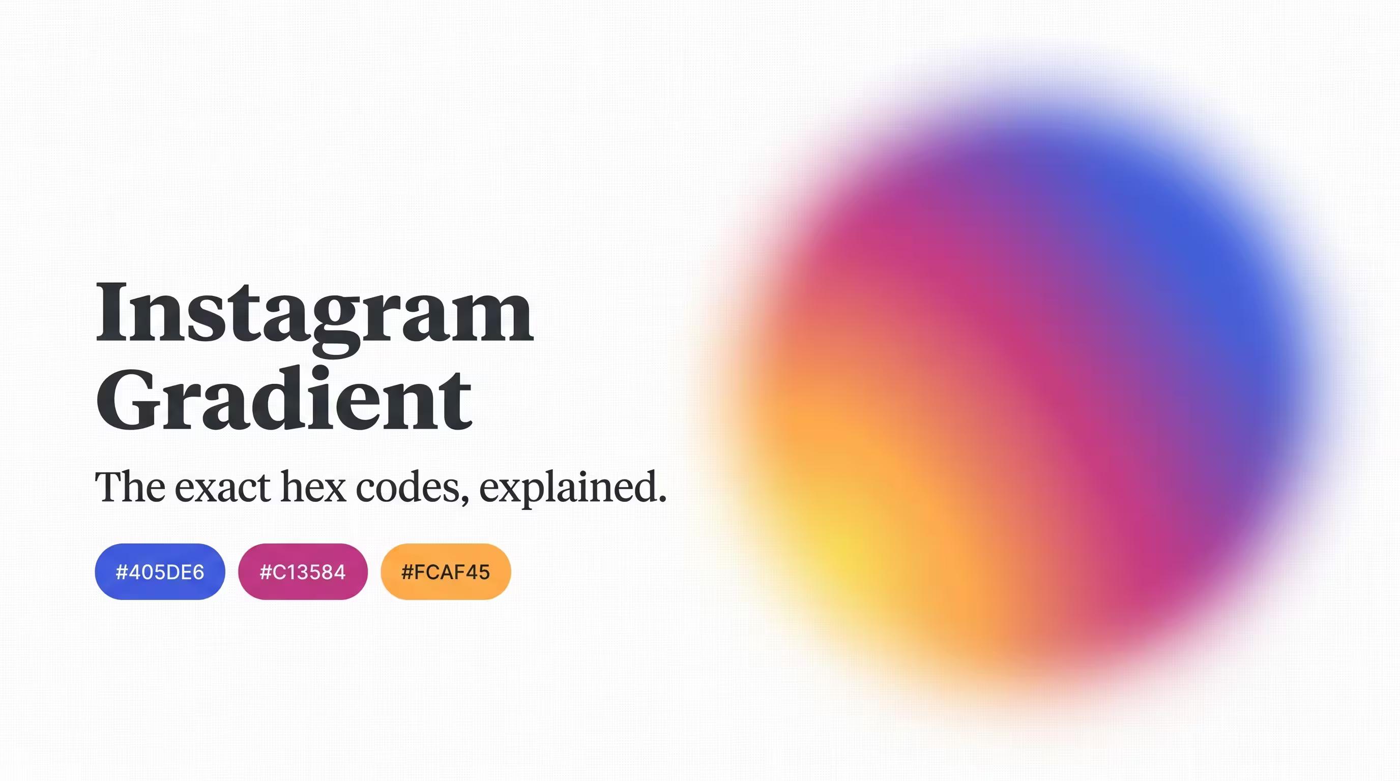 Instagram Gradient: Recreate the Exact Colors in CSS