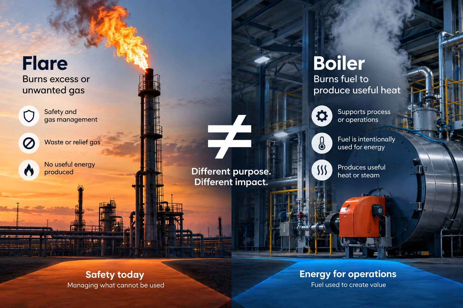 Oil & Gas: A Flare Is Not a Boiler