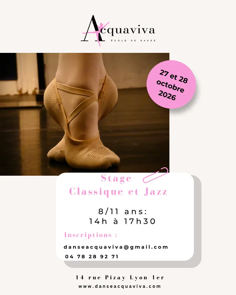 Affiche du stage : Stage de la Toussaint, 8-11 ans