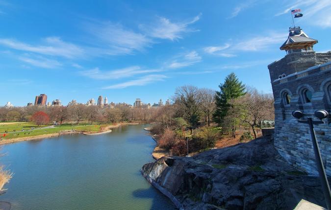 One of Central Park lakes