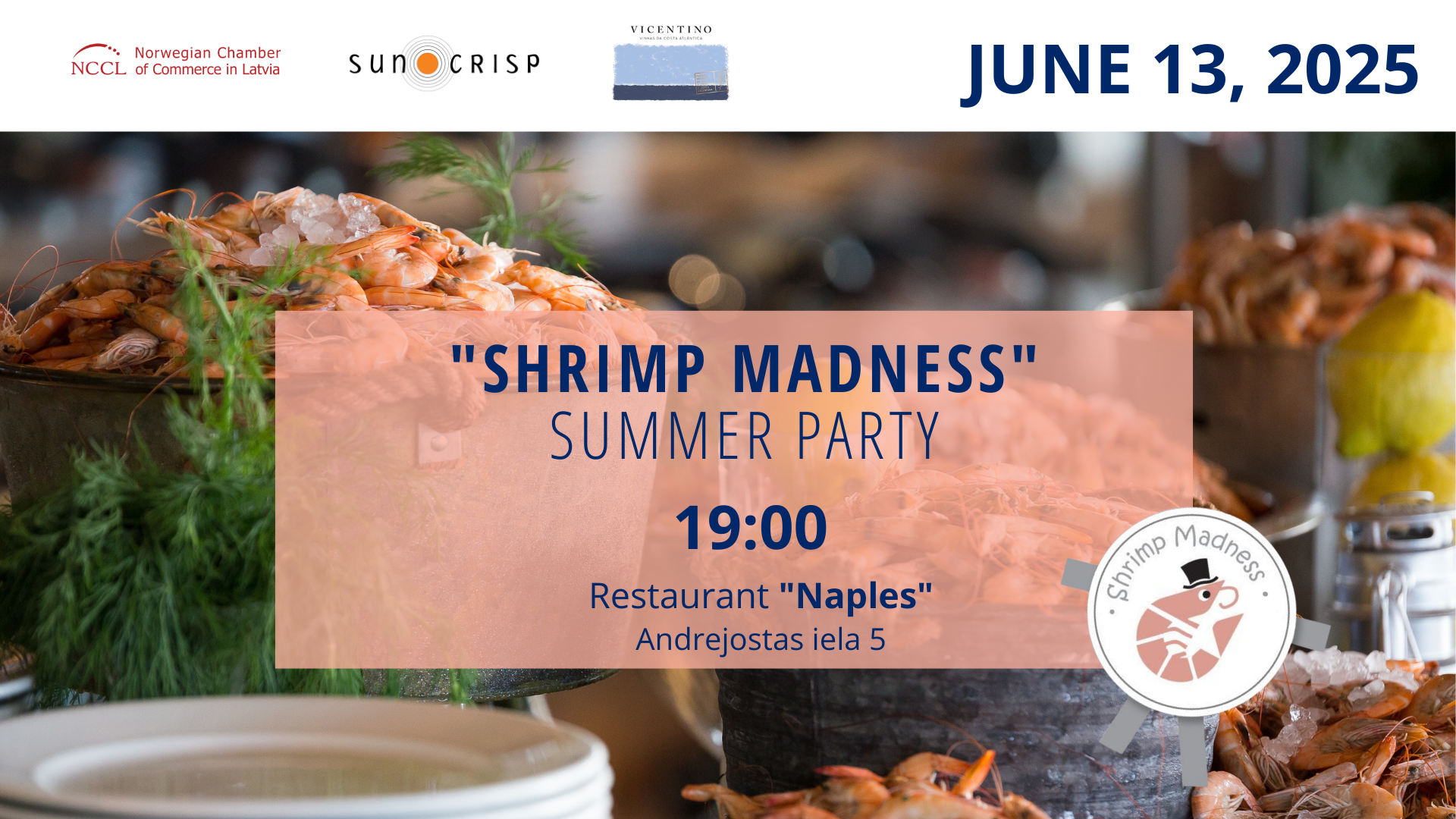 NCCL Shrimp Madness Summer Party