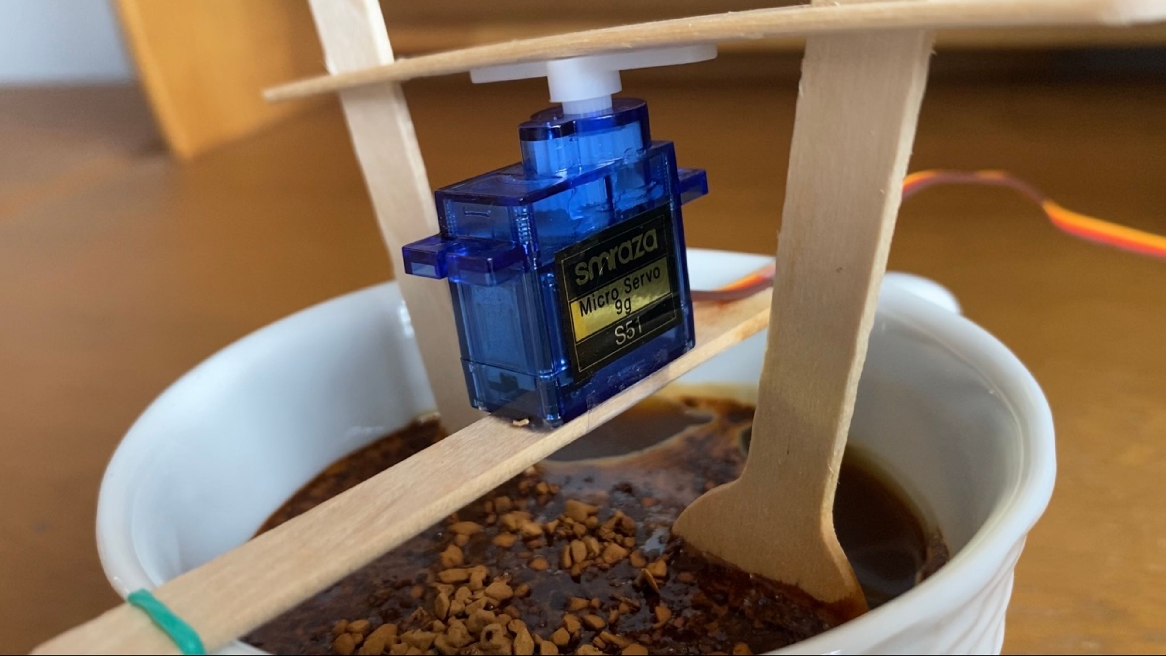 Make a Coffee with the Servo Motor