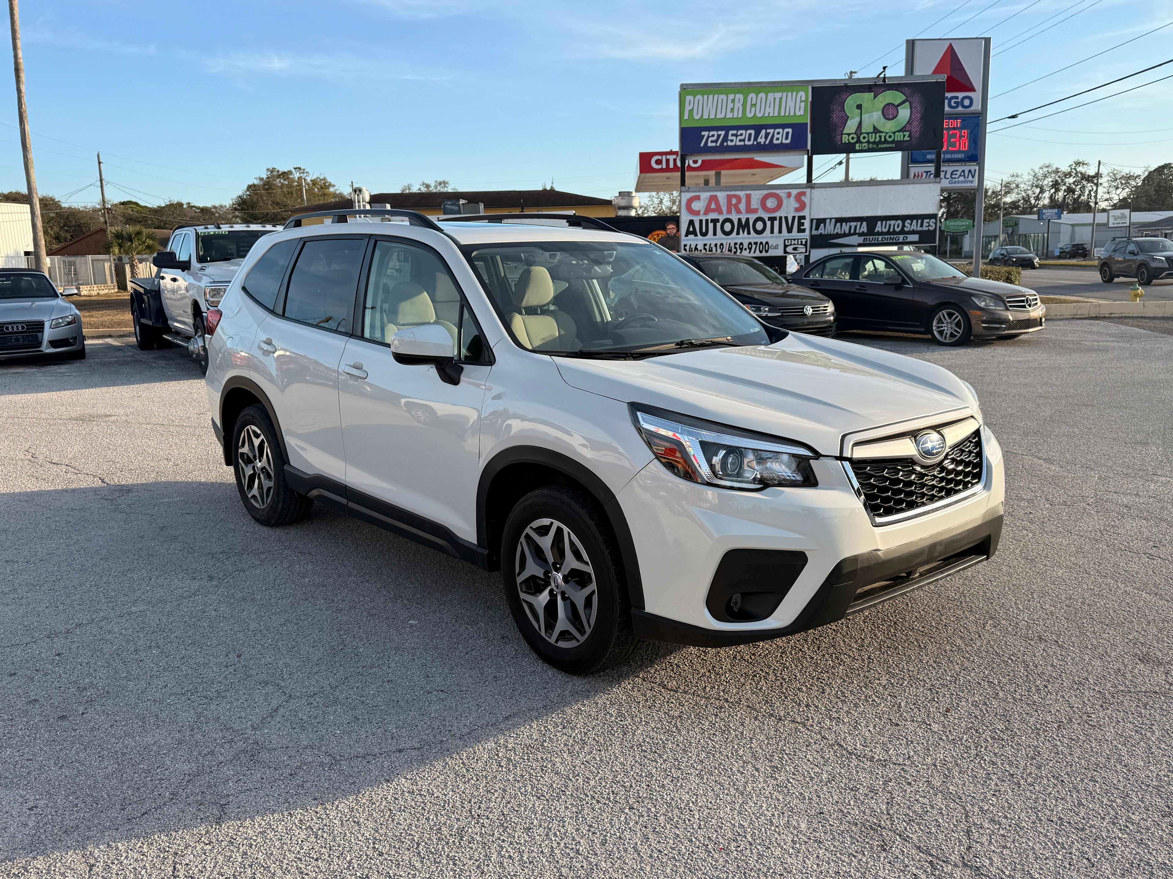2019 Subaru Forester White - Photo 2 of 7