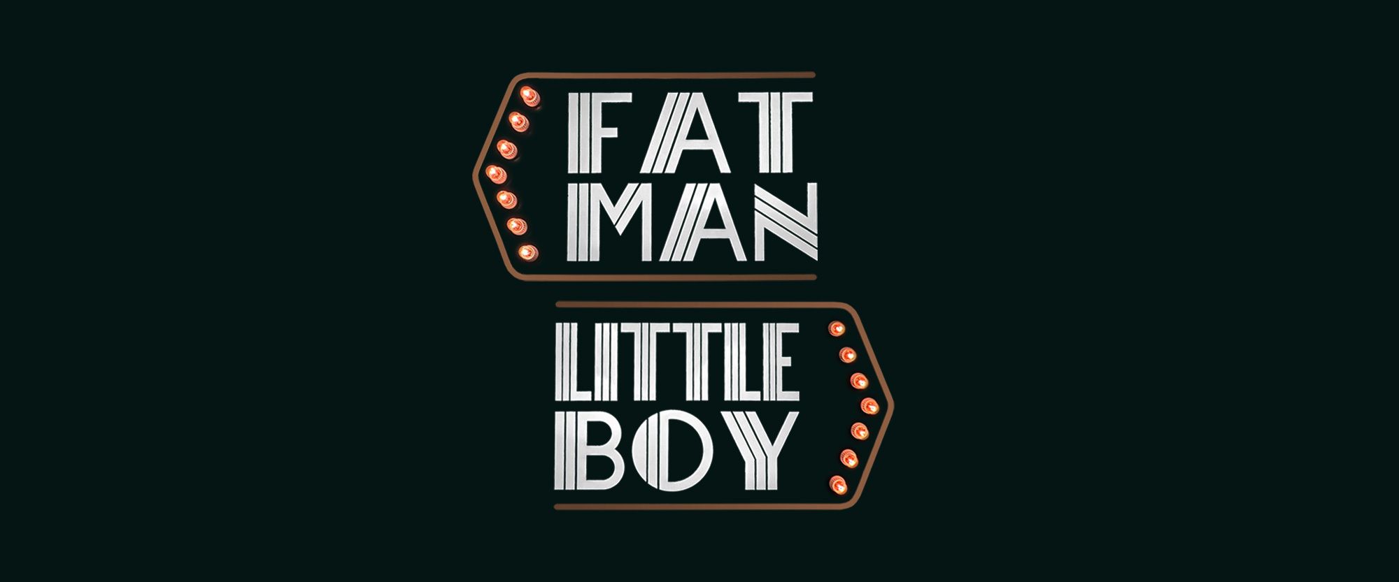Fat Man and Little Boy room signs